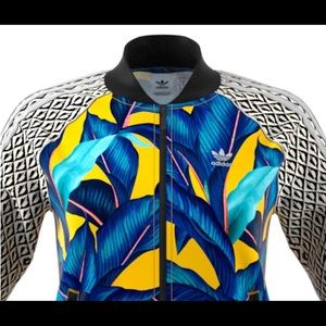 NWT Adidas Originals Farm Big Leaf Track Jacket